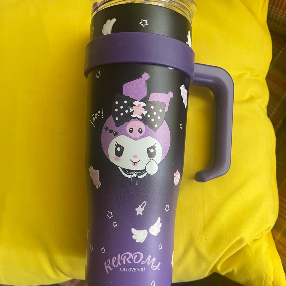 Hello Kitty Purple Kuromi Tumbler with Handle - 49 oz